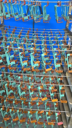 Copper Busbar Insulation -epoxy coating Copper busbar insulation spraying is a surface treatment process that involves applying a thin, uniform layer of specialized insulating coating onto the surface of copper busbars. This process electrically isolates the busbars, preventing short circuits, arc flashes, and electrical leakage, while also providing protection against corrosion, moisture, dust, and chemicals. #EVs #powerdistribution #renewableenergy #marineindustry #industrialautomation | GZ Sh