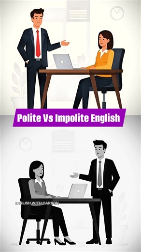 Polite Vs Impolite English while making request. #englishlearning #learnenglish #usa #polite #fbreelsfypシ゚ | English With Carbon