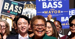 Karen Bass elected mayor, becoming first woman to lead L.A.