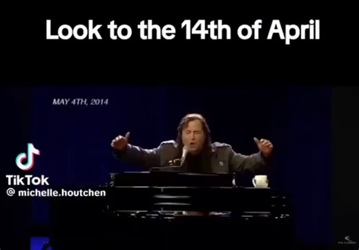 Kim Clement prophecy:"Look to the 14th of April. And there shall be shiftings that take place."