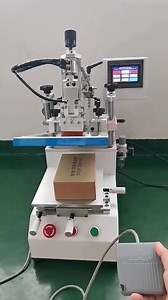 Semi Automatic Plastic Hardware Acrylic Screen Printer Sunglasses Shoe Pad Silk Screen Printing Machine