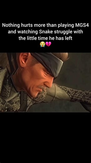 Snake in MGS4 Deserved Better 😭💔 #shorts #gaming #mgs #snakeeater #kojima