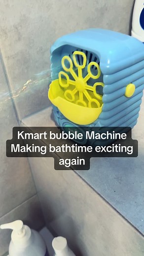 Kmart Bubble Machine Transforms Toddler Bath Time Fun