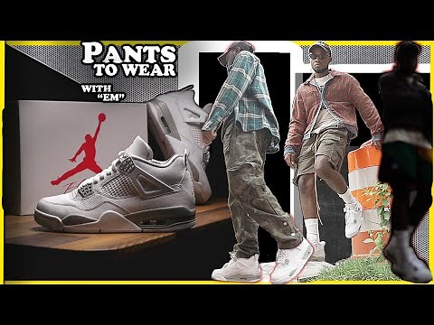 Air Jordan 4 "TECH GREY /WHITE OREO" HOW TO STYLE AIR JORDAN 4 ON FEET