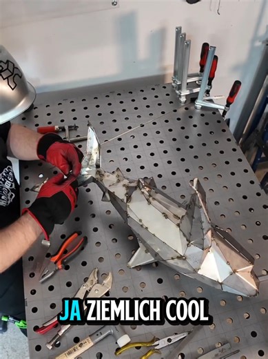 🦈☠️ #shark #Skulptur #Artist #welding #tig @welder_balkan_mom @StahlFux @JP METALL DESIGN @German_welderworld @DIY-Work-Shop @Art_Progres79 @Darrell olsen