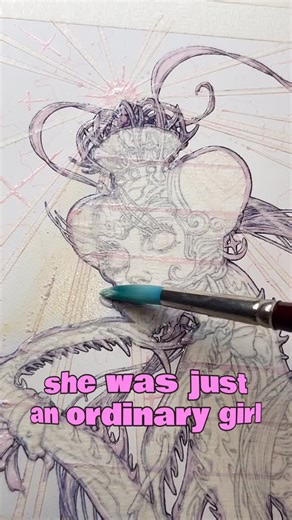 12K views · 2K reactions | Until one day she awoke as a beautiful princess  . . . . . #anime #animeart #sketch #alien #sailormoon #sketchbook #surreal #art #aesthetic #painting #artreels #artlovers #sketch #darkart | Jack Howl | Facebook