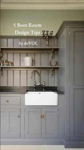 5 Boot Room Design Tips by deVOL