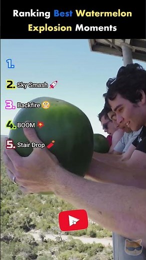 Ranking Best Watermelon Explosion Moments 😂🍉