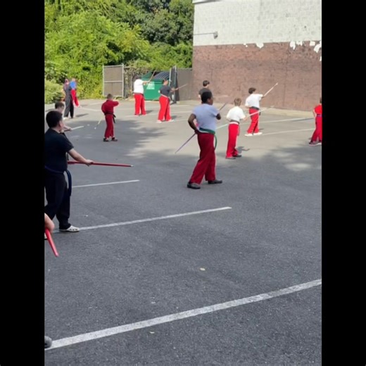 14 reactions | The weather was perfect on Saturday, so our Leadership class took their Bo training outdoors! ☀️ | Waverly-Martial-Arts | Facebook