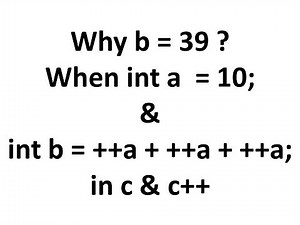 Increment & decrement operators in C/C++ (warning answer varies from compiler to compiler)