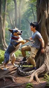 Brave Dog Runs For Help To Save Owner From Giant Python