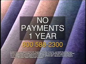 Empire Today - 2002, No Payments for 1 Year