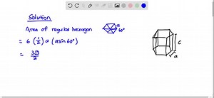 Cobalt (Co) has an HCP crystal structure, an atomic radius of 0.1253 nm, and a c / a ratio of 1.623. Compute the volume of the unit cell for Co. | Numerade