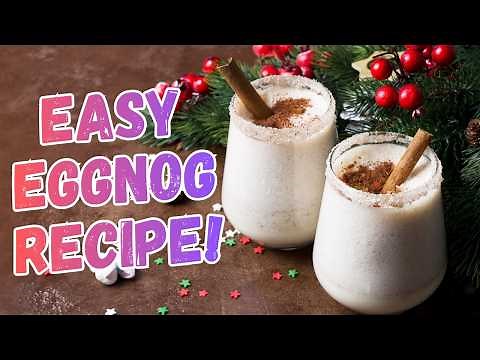 How to Make REAL Homemade Eggnog!