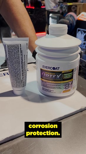 Green means go! 🟢👍 Evercoat OPTEX Metal Glaze goes from pink to green when it's ready to sand. Evercoat’s patented ECORESIN: 🛡️ Repairs more substrates 🛡️ Better adhesion 🛡️ Better corrosion protection #carbodyrepair #carbodyshop #VehicleRestoration #CarPaintJob | The Autobody Source