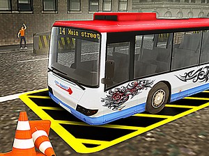 Play Bus Parking Simulator | Free Online  Games. KidzSearch.com
