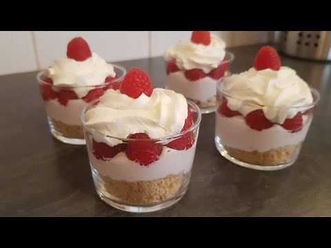Recette de verrines framboises facile et rapide