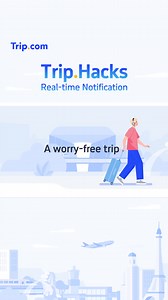 ✨ Trip.Hacks | Stay Informed, Travel Smarter ✨ Trip.com is your perfect one-stop travel app, designed to make your trip seamless — from flights and hotels to transportation, attractions, tours, and more. But what really makes the difference? Real-time notification and on-trip support. 🚀 📲 Stay updated every step of the way: ✈️ Flight status updates ⏰ Check-in reminders 🛄 Luggage claim information 🌦️ Local travel alerts With AI-powered tools and a customer-first approach, Trip.com ensures you