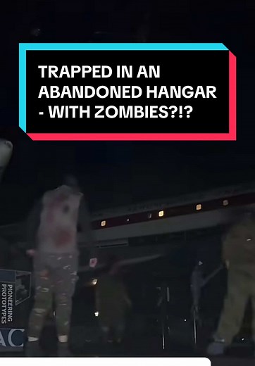 Trapped in an Abandoned Hangar with Zombies!