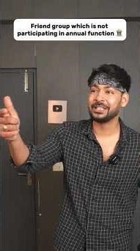 Boys in annual function 😂! Ca we complete 500 comments?💀 #shortsfeed #trending #comedy