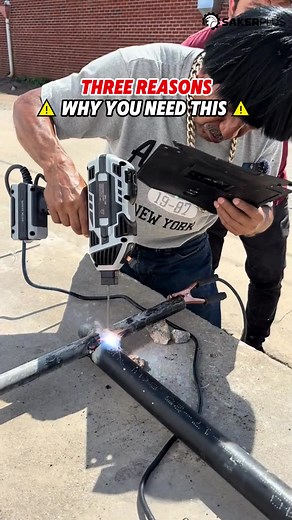 🛠️ Take on any welding task with the Sakerplus Portable Welding Machine! Compact yet powerful, it works effortlessly with alloy steel, carbon steel, iron, and aluminum. Perfect for home repairs or DIY enthusiasts, it delivers precision and durability in every project. ⚡ Don’t miss out—upgrade your toolkit today and make welding a breeze!✨ | Saker DIY
