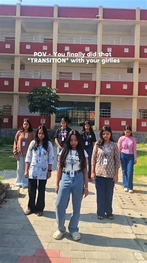Jasmin 💌🫧 | Freshers Day but make it filmy 🎬💖 Watch the transition! . freshers day saree transition, freshers day glow up, saree transition short,... | Instagram