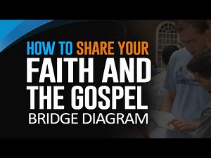 How To Share Your Faith and The Gospel - Bridge Diagram