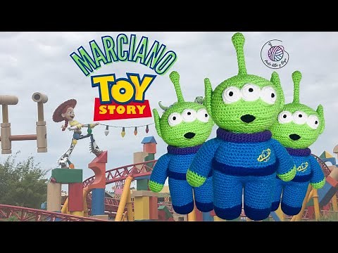 MARCIANO TOY STORY AMIGURUMI / ALIEN TOY STORY