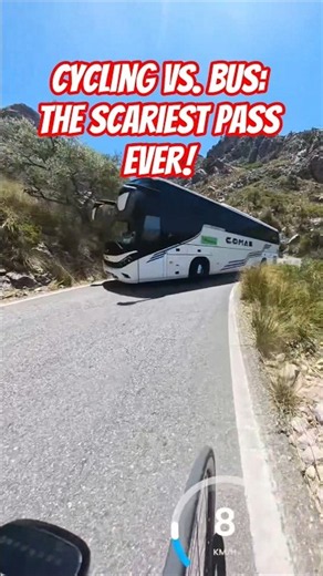 #POV: Cycling vs. Bus: The scariest pass EVER! Sa Calobra