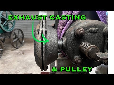 Exhaust casting and pulley