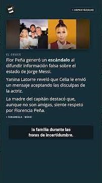 💥LIONEL MESSI'S MOM spoke with FLORENCIA PEÑA💥