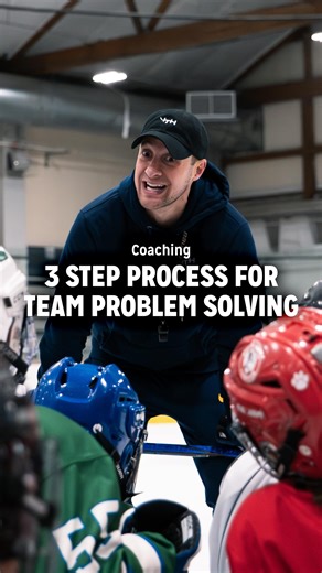 3 Step Process For Team Problem Solving #stickhandling #skating #agility #coaching #hockeytraining | ITrain Hockey