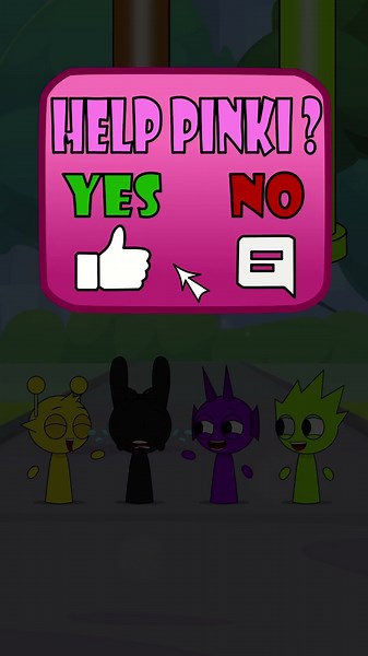 POV New COLOR MIX CHALLENGE: Help Pinki Find The Right Color | Incredibox Sprunki