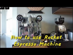 How to use Rocket Espresso Machine