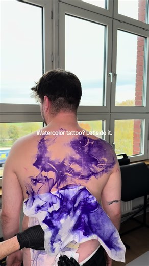 Watercolor Tattoo Art by Kovalenko