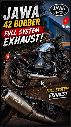 Jawa 42 Bobber → Full System Exhaust 🤑 Flyby ✈️