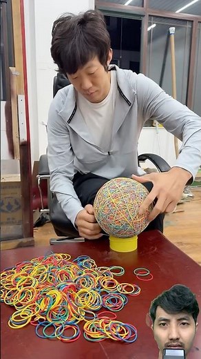 Balls made of rubber bands‼️