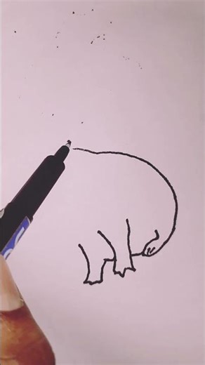 Capybara Drawing Easy 🐹 | Step by Step Drawing for Beginners#kidsdrawing #stepbystep #pencildrawing