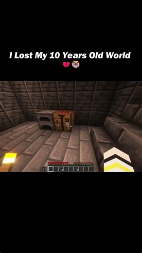 I LOST MY WORLD 😭 #minecraft #cry