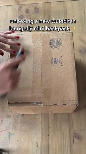 Unboxing a Quidditch Loungefly Mini Backpack