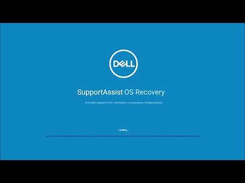 Clean Install of Windows 10 Using Dell Support Assist OS Recovery