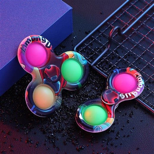 Watch Among us Simple Dimple Fidget Spinner Toy~ on Amazon Live