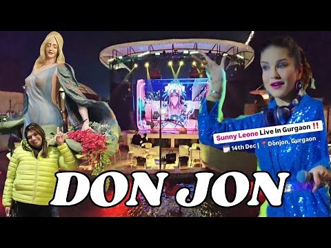 Don Jon Byob Night Club in Gurgaon|Sunny Leone played Dj |best nightclub of Gurgaon