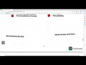 Cape Caribbean Studies Paper 1 2022 Solutions