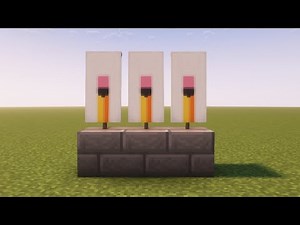 How To Make A Pencil Banner In Minecraft