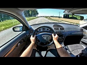 Mercedes Benz E320 W211 224 PS (2003) POV Test Drive Onboard