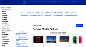 Los Mejores Cursos Gratis © Aulafacil.com