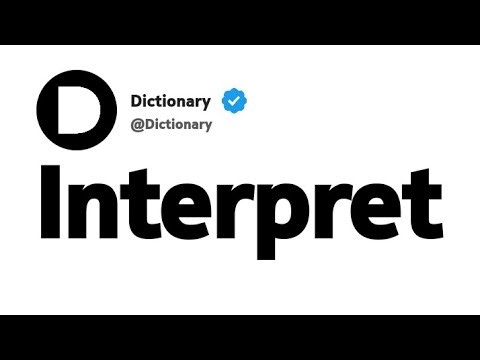 Interpret Synonyms | Similar Words 