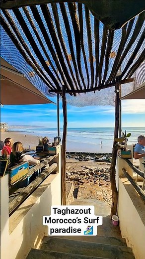 Taghazout Morocco’s Surf paradise 🏄‍♂️ 🇲🇦 #travel #surf #agadir #morocco #taghazout