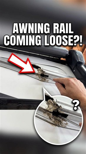 RV Roof Repair: Skylights, Antenna, and Awning Fix! #shorts
